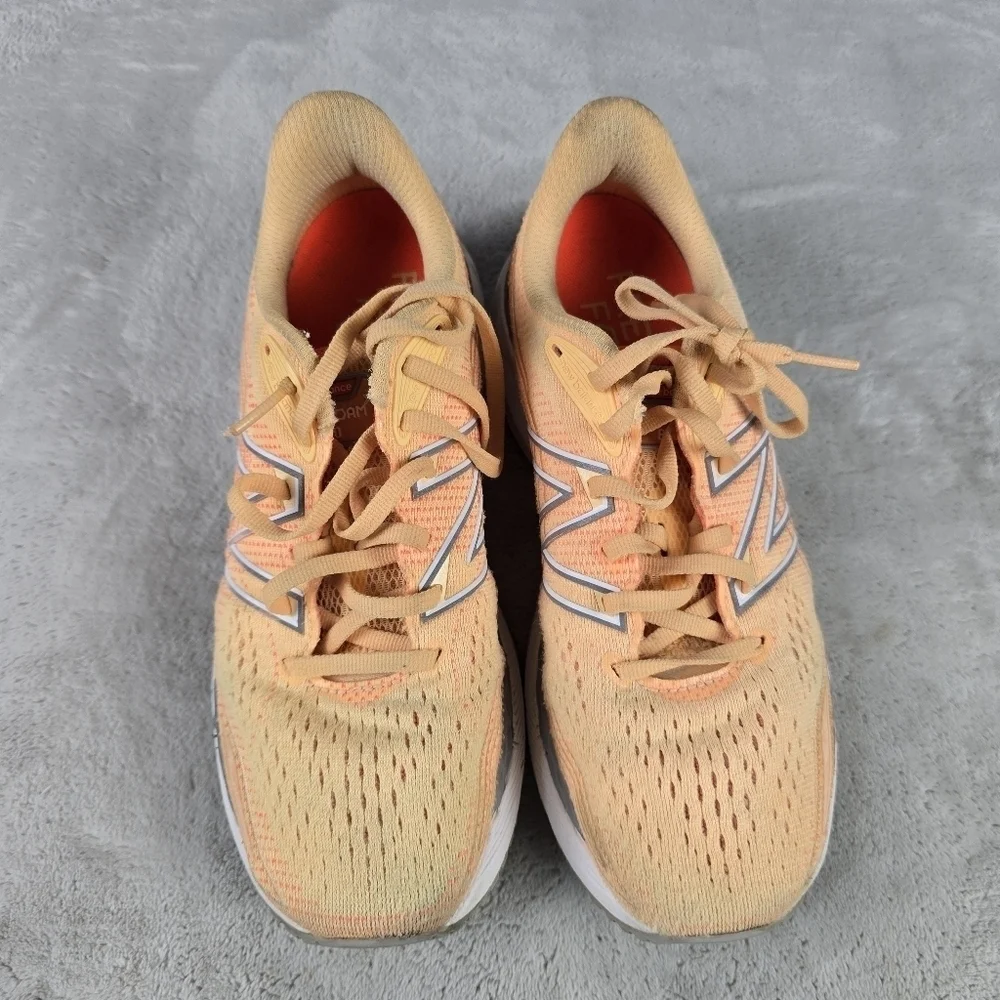 Womens Neq Balance 680 Fresh Foam Running Shoes Sz 8 Orange - Picture 2 of 9